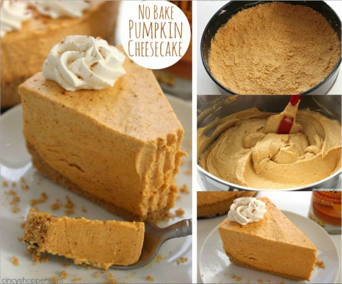 no bake pumpkin cheesecake