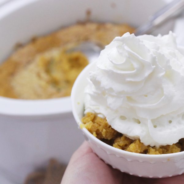 Slow Cooker Pumpkin Dump Cake