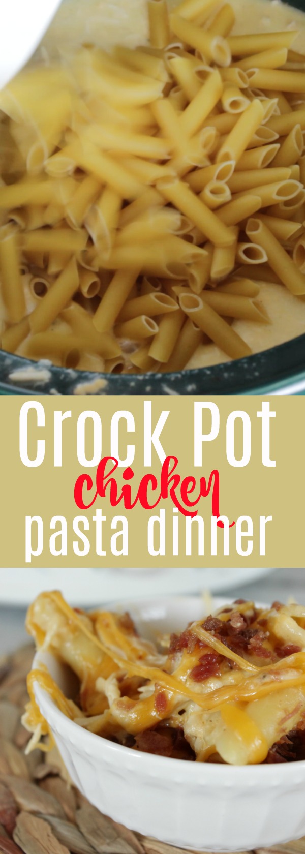 Crockpot Crack Chicken Pasta