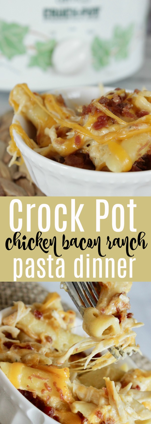 Crockpot Crack Chicken Pasta