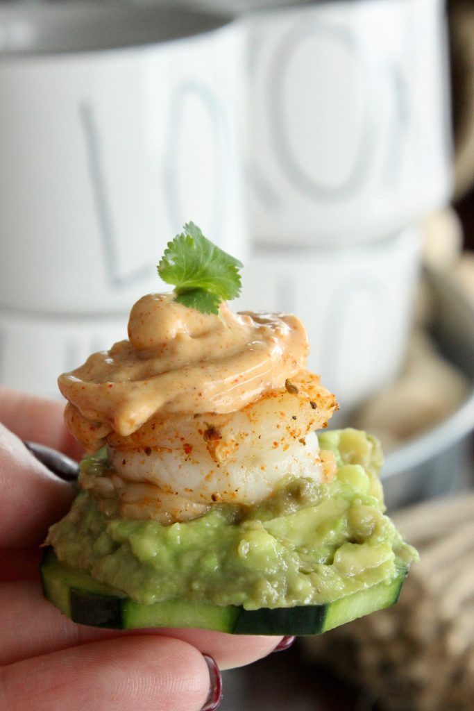 keto cajun shrimp appetizer