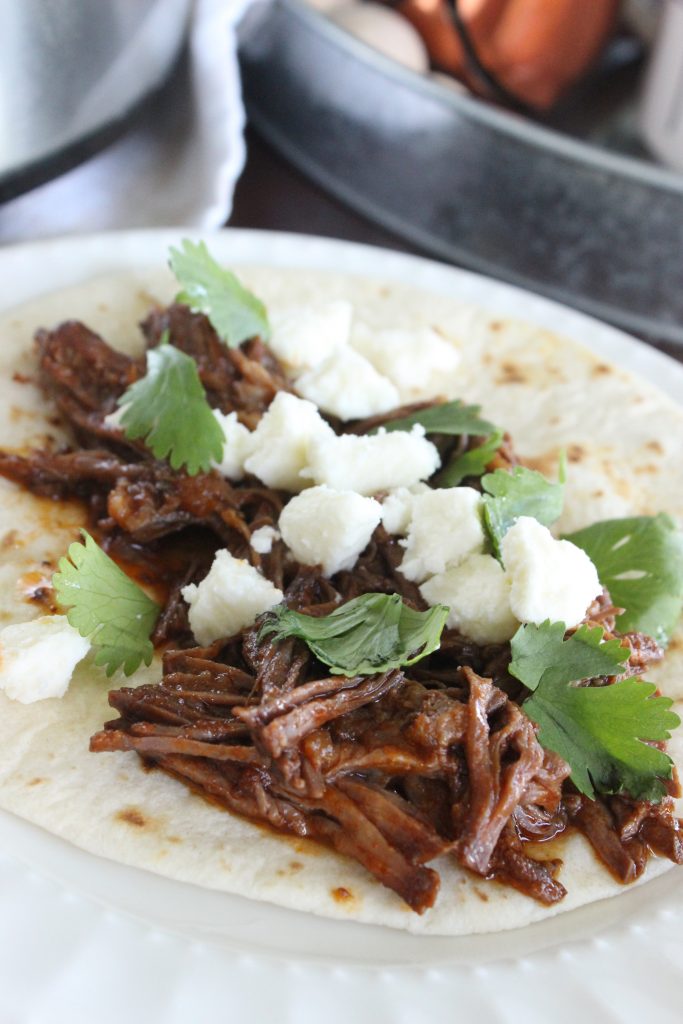 My shredded beef street tacos are the BEST! 