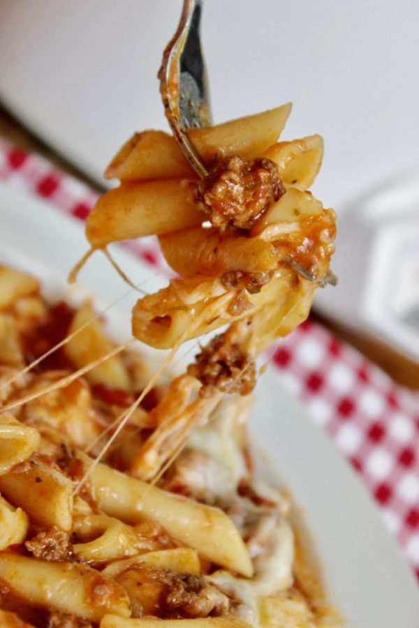 Crock Pot Baked Ziti