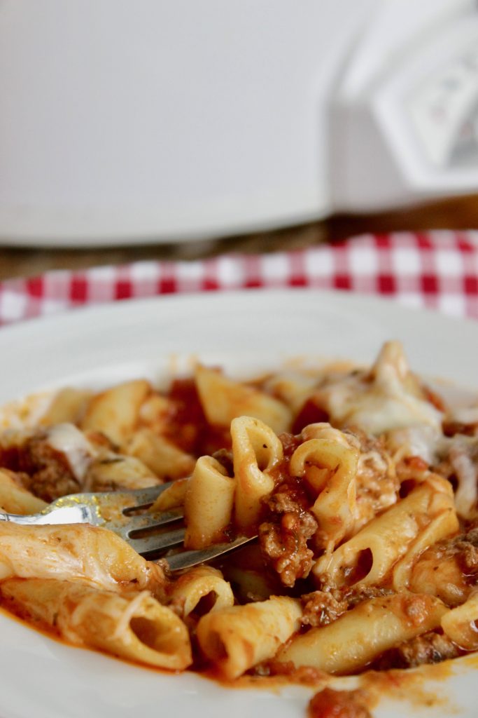crock pot ziti without ricotta