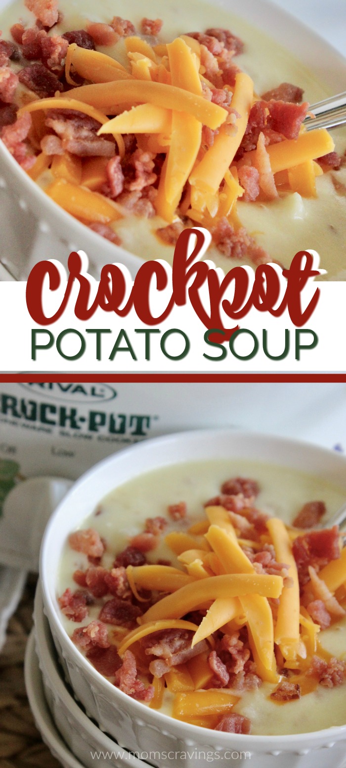 Easy Crockpot Hashbrown Potato Soup