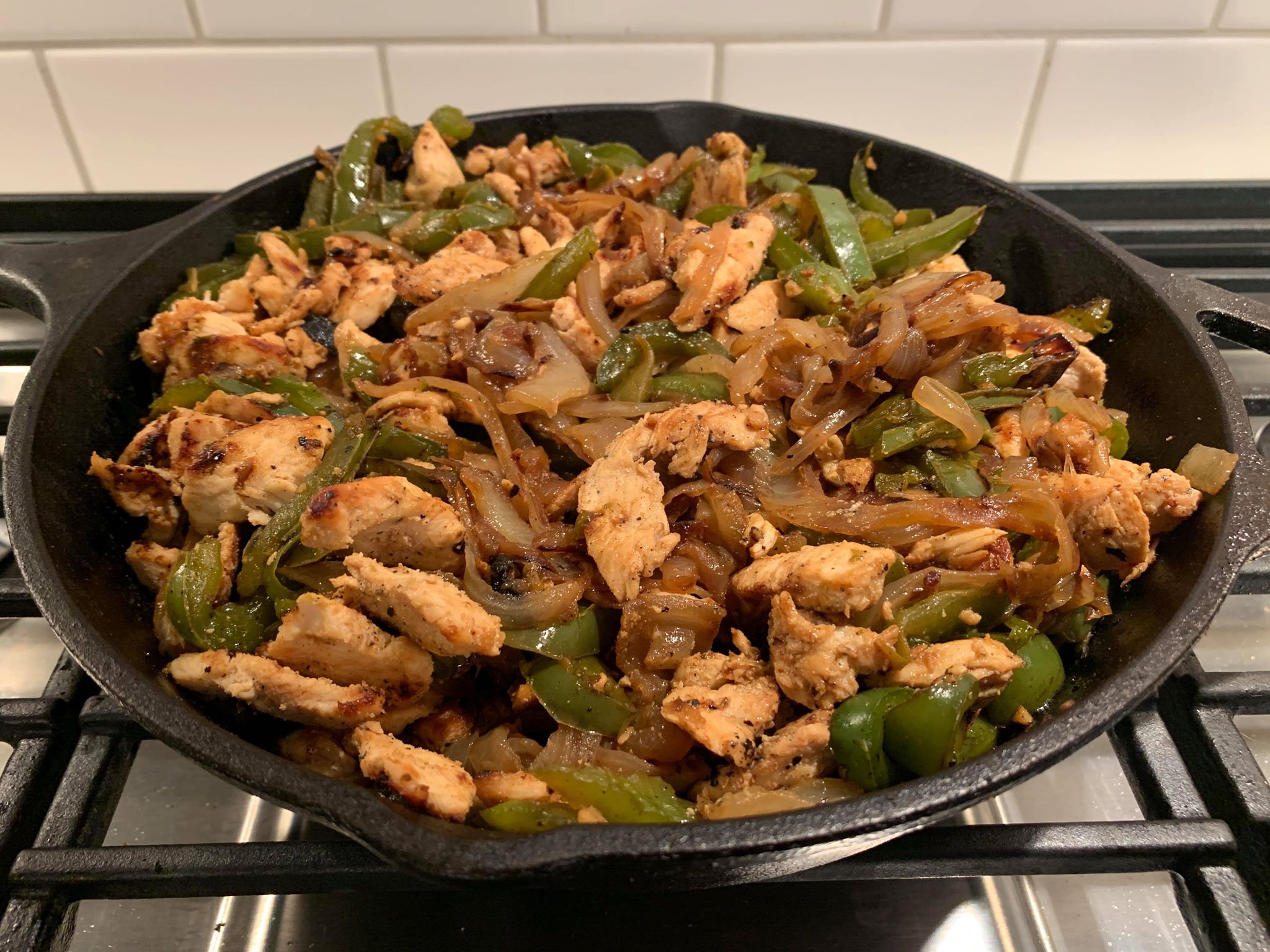 authentic Mexican fajitas made at home