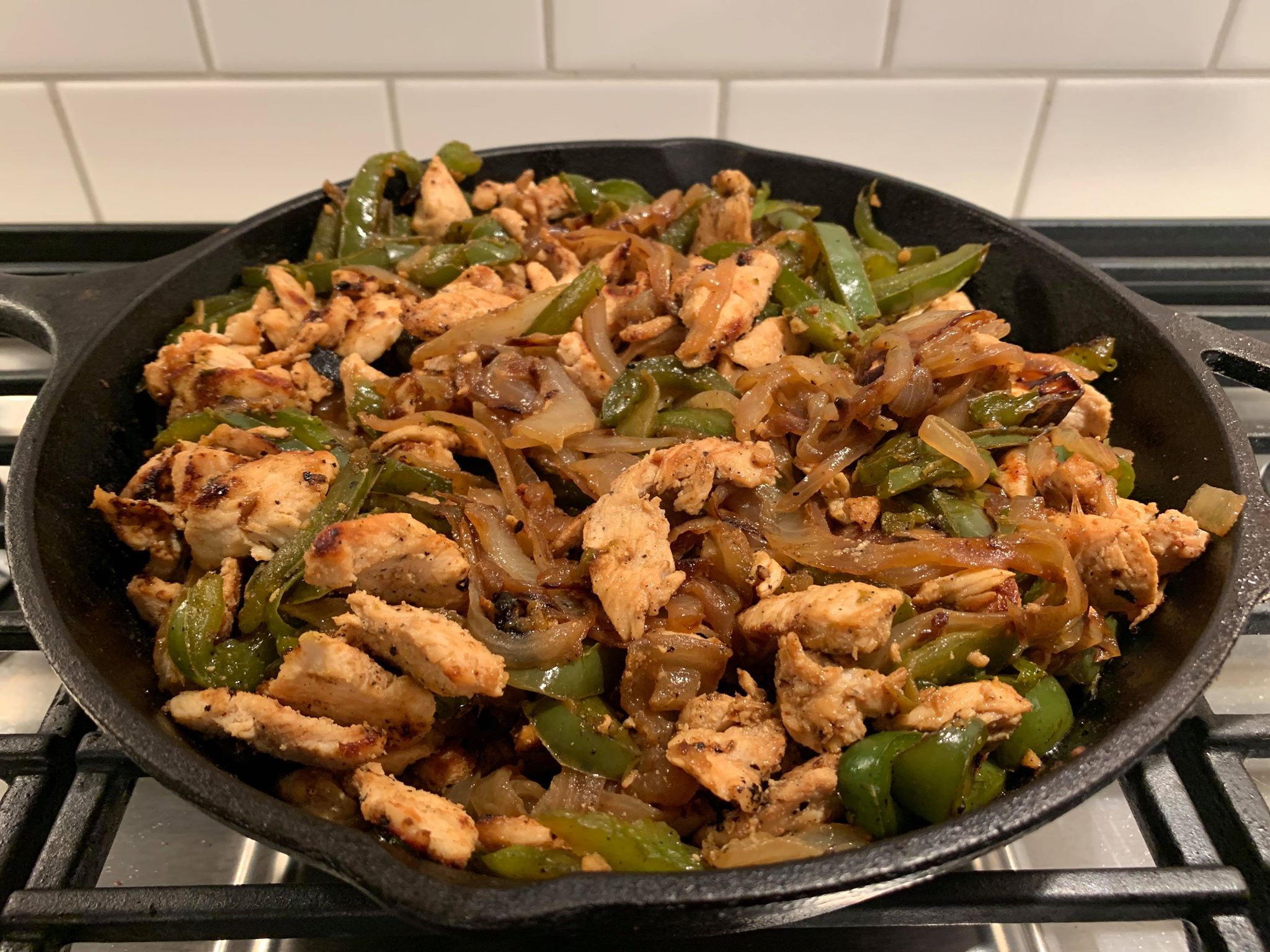 fajitas made at home