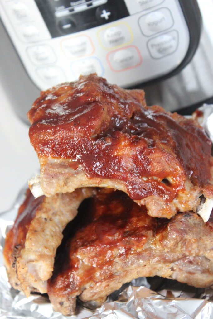 instant pot ribs cooked