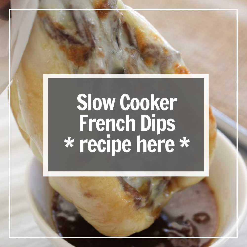 slow cooker french dips recipe